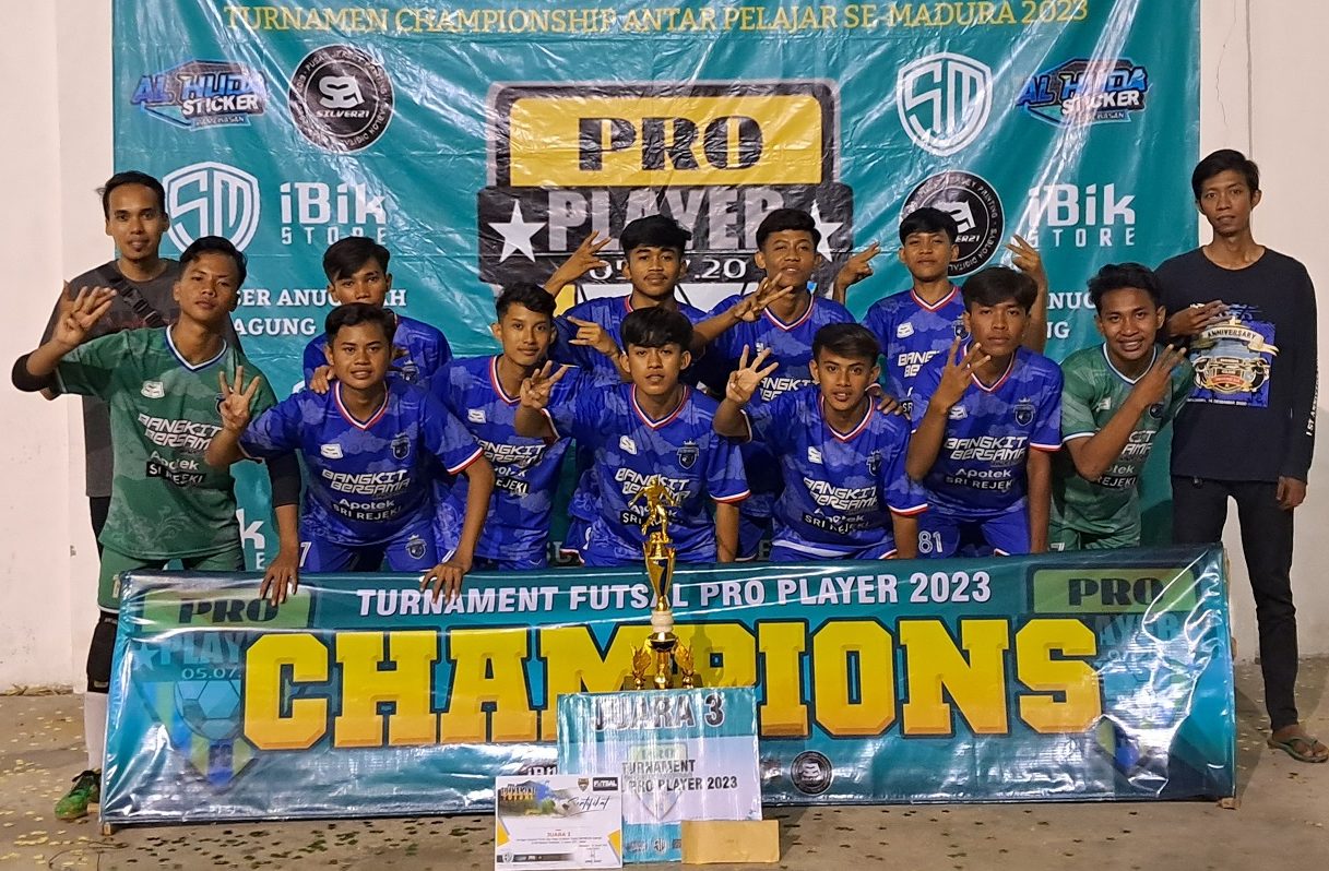 Tim Futsal Juara 3 Pro PLayer League 2023